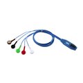 Midmark IQholter Lead Wire, 5-Lead, Blue 90-30-0205